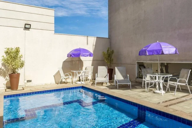 Imagem Flat disponivel para locação no Mercure Hotel, com 27m², 1 dormitório e 1 vaga de garagem