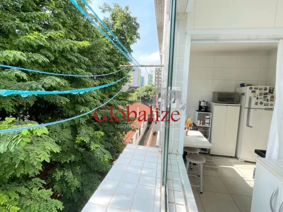 Imagem Apartamento à venda com 60m², 2 quartos, vaga demarcada por R$459.000,00 no Embaré em Santos