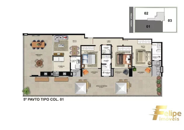 Imagem Torre das Águas: Apartamento com 2 quartos - O Refúgio Perfeito na Praia do Morro! Guarapari/ES