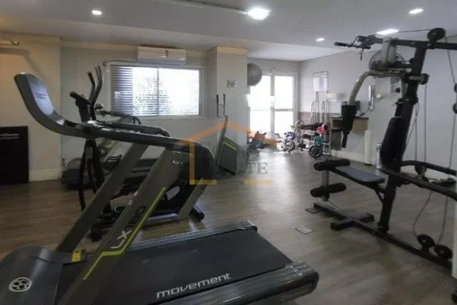 Imagem Apartamento com 60m², dispõe de 2 dormitórios, sala para dois ambientes, varanda gourmet com chur...