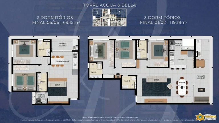Imagem EXCELENTE OPORTUNIDADE NA PLANTA EM CARAGUATATUBA -BELLAGIO TORRE BELLA