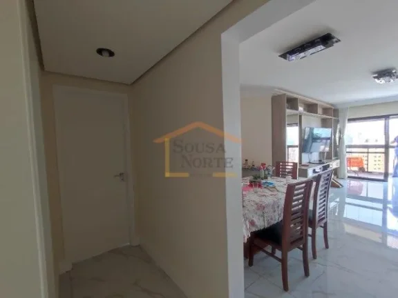 Imagem Apto com 3 dormitórios, sendo 1 suíte com closet, sala de visita e sala de jantar, banheiro social...