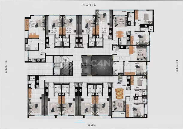 Imagem Apto - 1 Quarto - 37,93 m²- Bessa, João Pessoa/PB