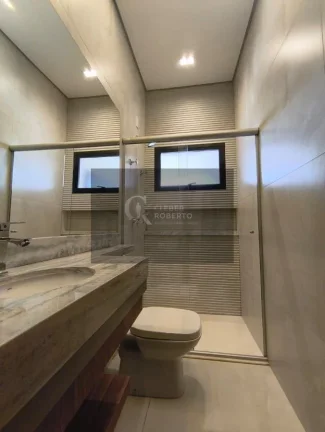 Imagem Casa contemporânea com 3 suítes e conceito aberto no Condomínio Vivendas da Mata – Ribeirão Preto