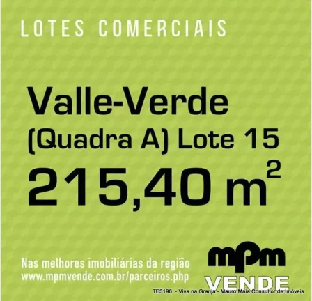 Imagem Lotes COMERCIAIS - RESERVA do Loteador, últimas unidades! ÓTIMA LOCALIZAÇÃO