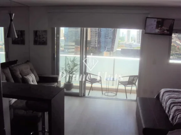 Imagem Flat disponível para locação no Condomínio Add Nova Berrini, com 33m², 1 dormitório e 1 vaga