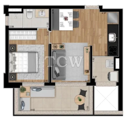 Imagem Apartamento à venda no bairro Pinheiros - São Paulo/SP, Zona Sul