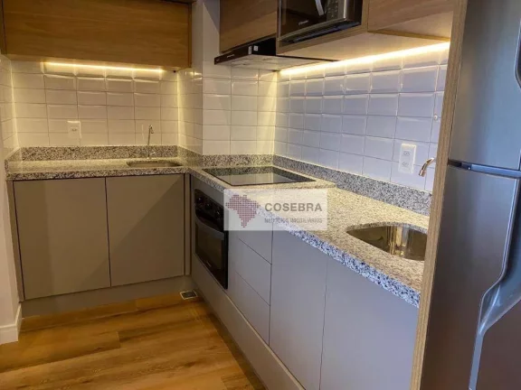 Imagem Apartamento com 2 dormitórios para alugar, 33 m² por R$ 4.900,67/mês - Brooklin - São Paulo/SP