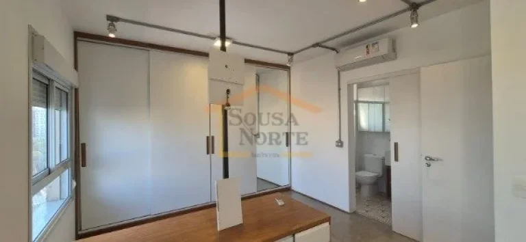 Imagem Apartamento com 104m², junção de 2 unidades, dispõe de 2 dormitórios, sendo 2 suites, podendo a...
