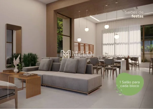 Imagem 3qts, 1 suite, 1 vaga, 72,53m2 Campo Grande..