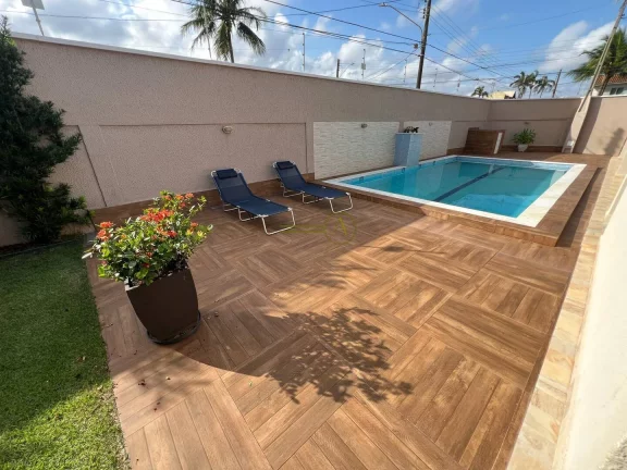 Imagem Casa térrea à venda, dois lotes Edícula Piscina e Varanda gourmet Peruíbe