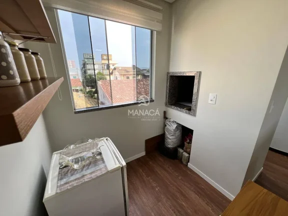 Imagem Apartamento vista mar, mobiliado, 3 quartos sendo 1 suíte, garagem coberta