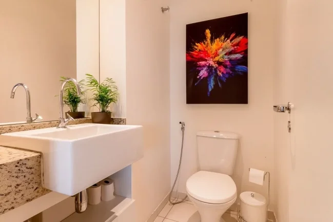 Imagem Apartamento Duplex 60M², 1Q, 1 Suíte, 1 Vaga, 1 Lavabo, Academia, Piscina, Salão de Festas, Sauna, Solarium, Área de Serviço.