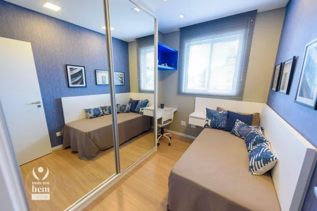 Imagem Apartamento com 3 quartos (1 suíte), sacada com churrasqueira à venda por R$ 777.000 - Mercês - Curitiba/PR