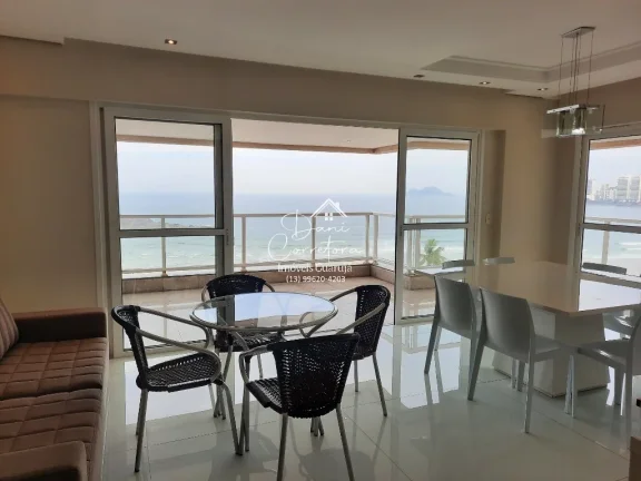 Imagem Apartamento frente para o mar com varanda gourmet e lazer, Pitangueiras, Ed Maison La Plage