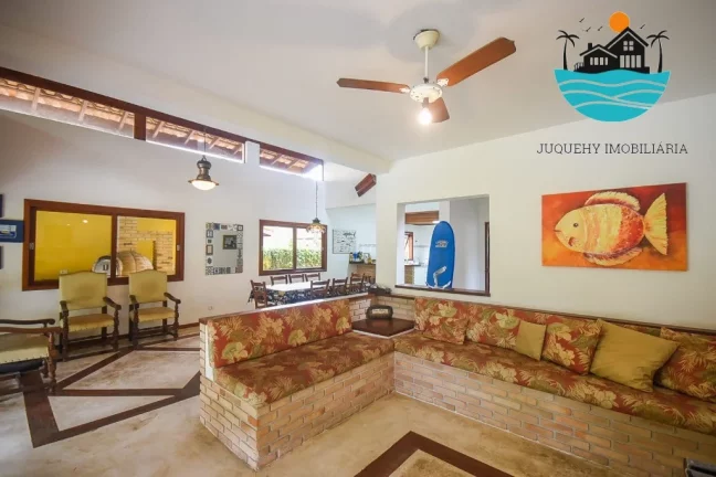 Imagem Casas para Alugar Temporada Juquehy - 600m da praia, 4 dorm. sendo 1 suíte, 1 dorm. no térreo, máx. 10 pessoas | Juquehy Imobiliária