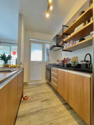 Imagem Apartamento com 75 M², 2 dormitórios sendo 1 suíte, sala, varanda, cozinha, área de serviços e ...