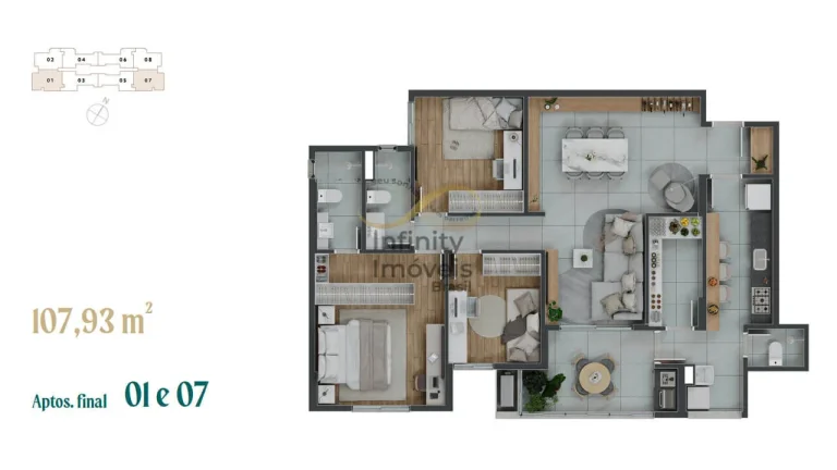 Imagem ALTO BELVEDERE MONT BLANC - Apartamento à venda no bairro Serra do Curral Del Rey - Nova Lima/MG