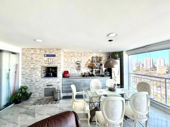 Imagem Apartamento com 3 suítes e varanda gourmet na Mooca