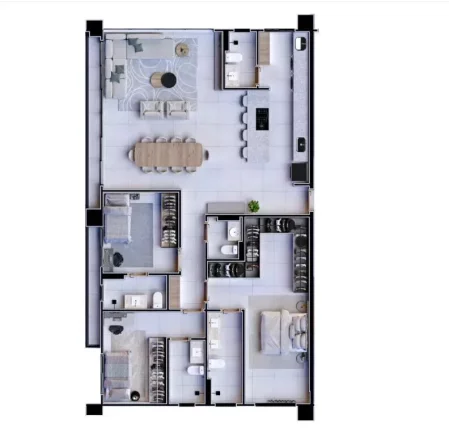 Imagem Apartamento com 2 Quartos à Venda, 69 m² em Setor Bueno - Goiânia