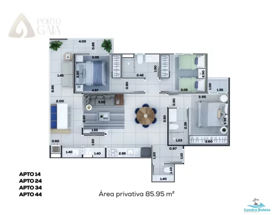 Imagem Apartamentos com 3 dormitórios com 1 suíte/Itaguá-Ubatuba