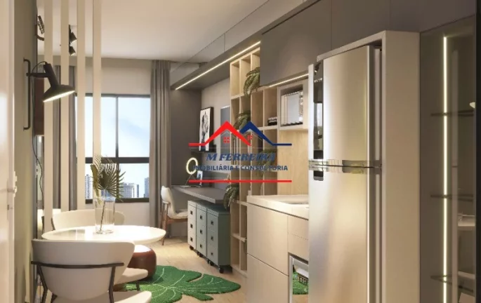 Imagem Apartamento com 1 Quarto à Venda, 25 m² em Jardim Pacaembu - Piracicaba