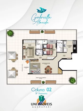 Imagem Residencial Gabriella Almeida 02 e 03 quartos a venda na Praia do Morro - Guarapari