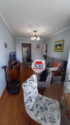 Imagem Apartamento com 3 dormitórios à venda, 110 m² por R$ 580.000 - Aparecida - Santos/SP Frente vista livre