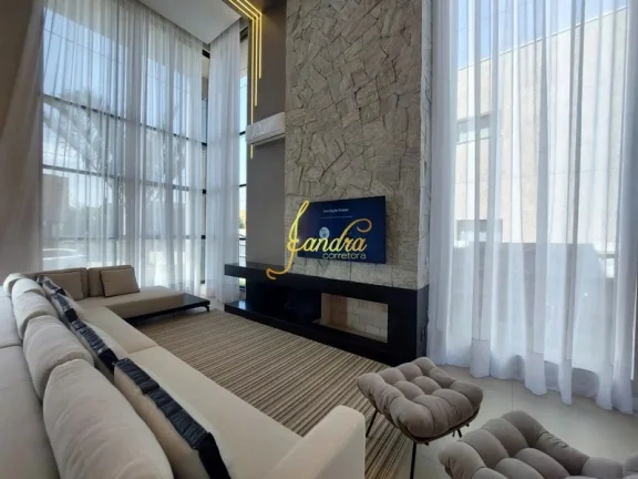 Imagem Sobrado beira de lago com 05 suítes piscina mobiliado e decorado