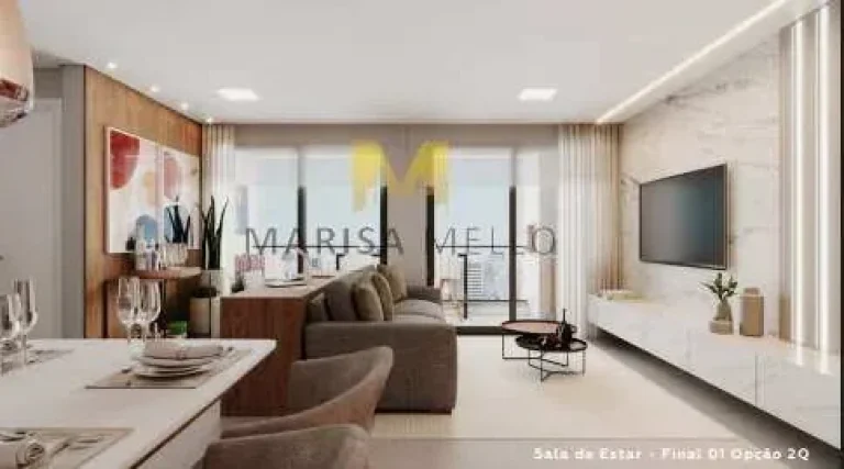 Imagem Espetaculatr Apartamento à venda, no Merizzo Residencial, com 2 a 3 quartos , 48m2a 122m2 no Capão Raso, em Curitiba.