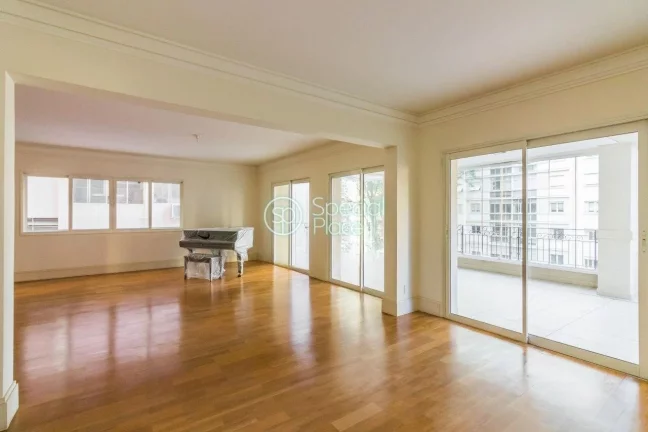 Imagem Lindenberg em Higienópolis. São 306m² de área privativa, com 4 dormitórios ( 4 suítes) e 4 vag...