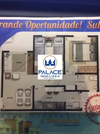 Imagem Apartamento novo no Residencial América do Sul com 2 dorms , sala , cozinha , área de serviço wc ...