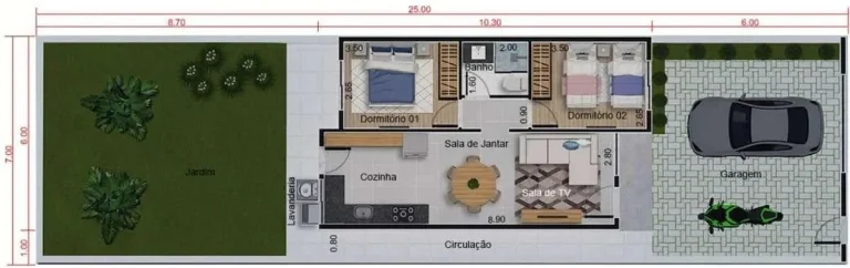 Imagem Venha Conhecer a Sua Futura Casa: Modernidade e Conforto!