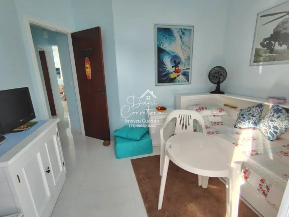Imagem Apartamento com vista para o mar e lazer na Enseada, Guarujá-SP: 3 quartos, 1 suíte, 2 salas, 2 banheiros, 1 vaga, 106m². Venha conferir!