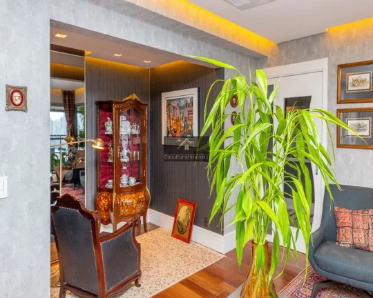 Imagem BROOKLIN APARTAMENTO ALTO PADRÃO TORRE ÚNICA 181,00 M 3 DORMITÓRIOS SENDO 2 SUÍTES SALA AMPLA VARANDA ENVIDRAÇADA 3 VAGAS SOFISTICAÇÃO E BOM GOSTO