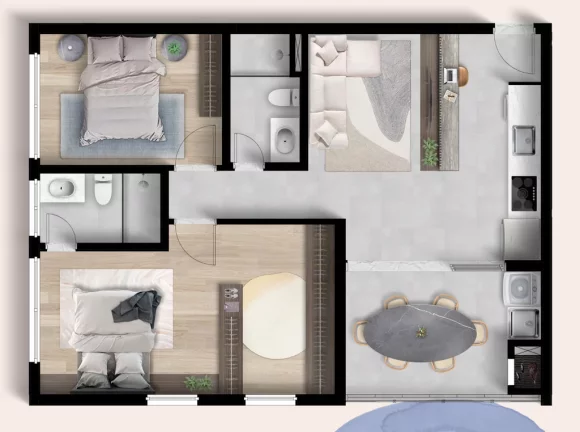 Imagem Mozine Wellness Design - Apartamento à venda no bairro Juvevê - Curitiba/PR