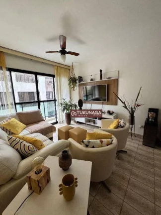 Imagem Apartamento Condomínio Edifício Navegante ll com 2 dormitórios à venda, 134 m² por R$ 500.000 - Jardim Las Palmas - Guarujá/SP