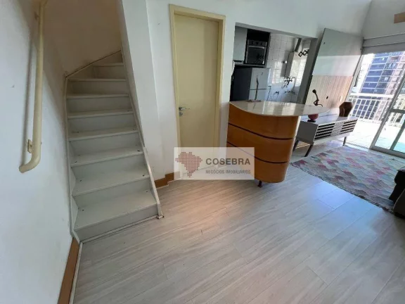 Imagem Apartamento Duplex com 1 dormitório para alugar, 55 m² por R$ 6.500,00/mês - Vila Nova Conceição - São Paulo/SP