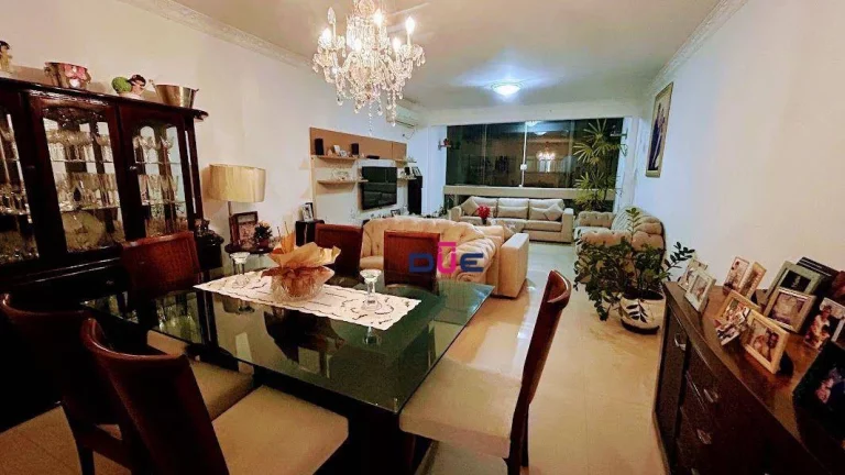 Imagem Apartamento com 3 dormitórios para alugar, 147 m² por R$ 6.500,00/mês - Gonzaga - Santos/SP