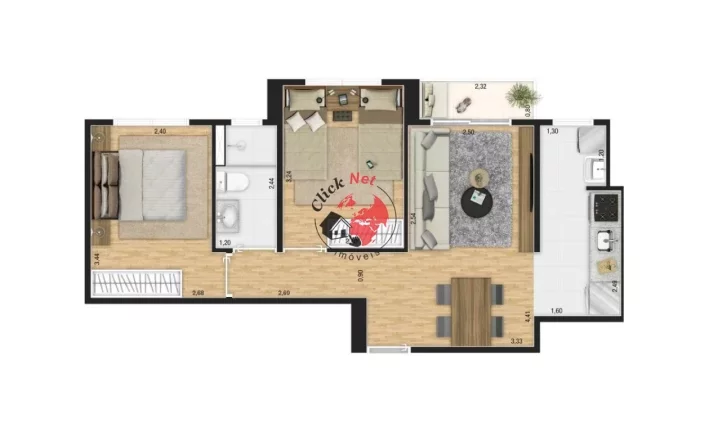 Imagem Apartamento em Construção à Venda em São Bernardo do Campo no Bairro Santa Terezinha