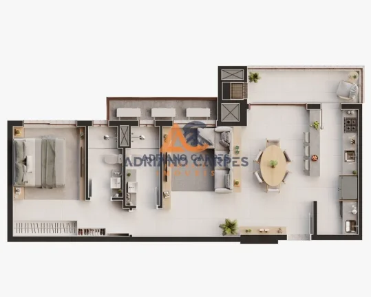 Imagem Adriano Carpes Imóveis vende apartamentos com 2 dormitórios em Balneário Piçarras