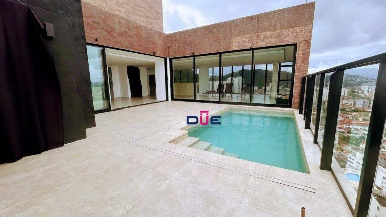 Imagem Cobertura com 4 dormitórios à venda, 320 m² por R$ 5.000.000,00 - José Menino - Santos/SP