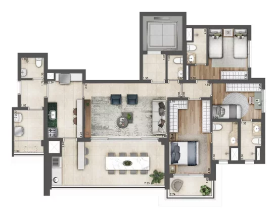 Imagem Condomínio Green View Residence, apartamento com 3 quartos a venda em Butantã São Paulo SP, apartment in São Paulo, Brazil