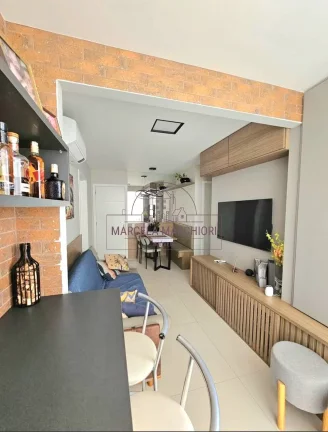 Imagem Ap 2 quartos, suíte, so da manhã, vista pro mar, mobiliado, lazer, 1 vaga