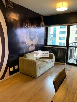 Imagem Apartamento com 1 dormitório para alugar, 38 m² por R$ 8.517,00/mês - Itaim Bibi - São Paulo/SP