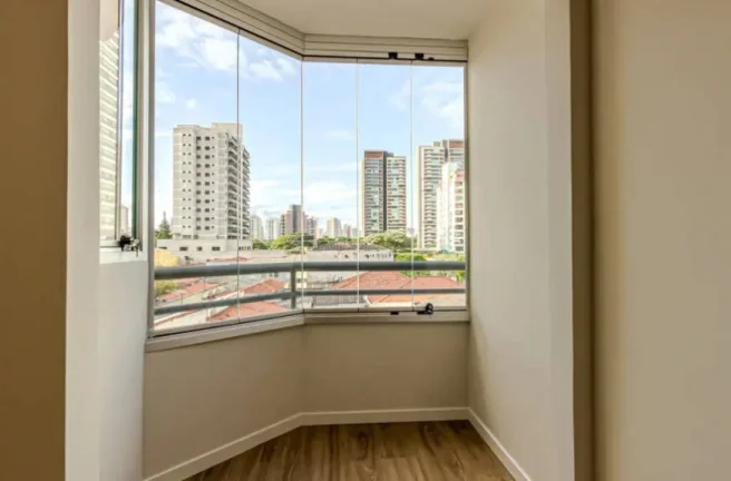 Imagem Apartamento Brooklin Novo Reformado - 51M², 1 Dorm, Lavabo, Varanda