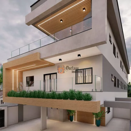 Imagem Sobrado com 3 dormitórios à venda, 78 m² por R$ 470.000,00 - Vila Guilhermina - Praia Grande/SP