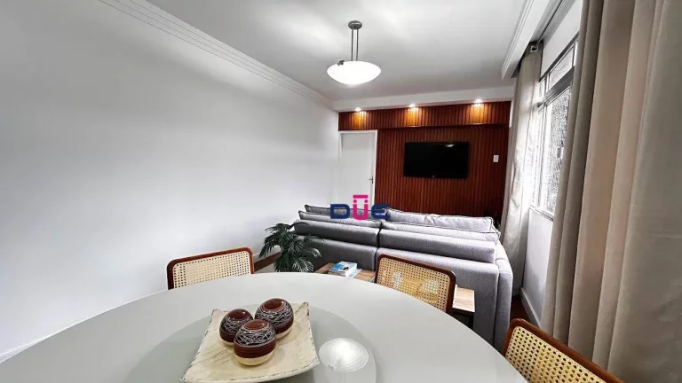 Imagem Apartamento com 3 dormitórios à venda, 102 m² por R$ 640.000 - Ponta da Praia - Santos/SP