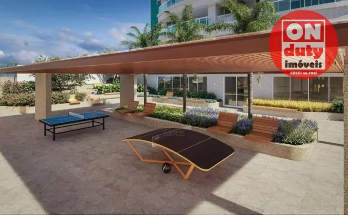 Imagem Apartamento Duplex com 2 suítes à venda, 113 m² por R$ 1.471.000 - Ponta da Praia - Santos/SP