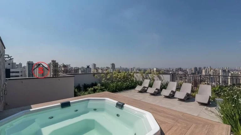 Imagem STUDIO COM VAGA DE GARAGEM A VENDA, A 80 METROS DO METRÔ SÃO JUDAS. ANDAR ALTO, COM VARANDA E LAZER COMPLETO.